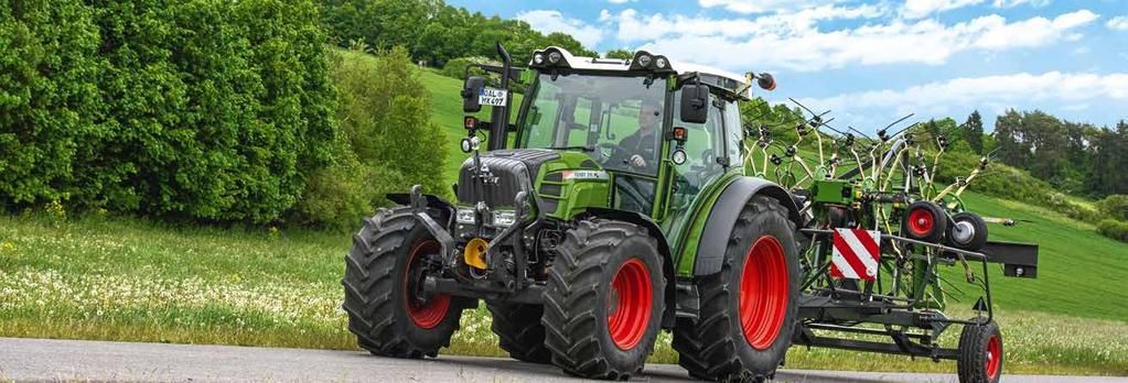 Kompaktowy zawsze oznacza mocny Fendt 200 Vario pozwala skorzystać z bezstopnioweo napędu o mocy od 70 do 110 KM, który odznacza się samymi zaletami w niemal wszystkich zakresach zastosowania.