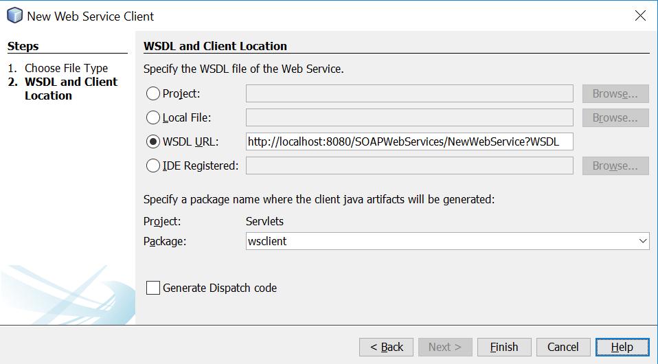 Generacja klasy proxy w IDE (2/2)