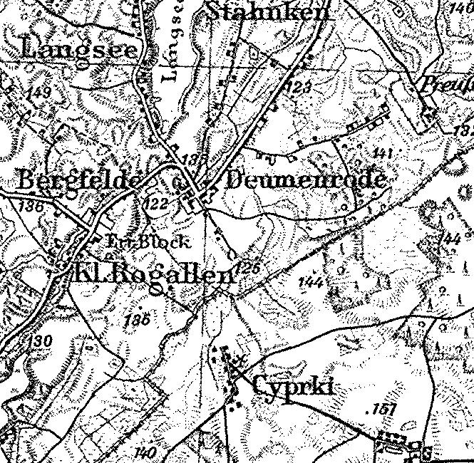 37. Listovoye, niem. Woydieten, Kr. Fischhausen, ob. Federacja Rosyjska Na polu znajdował się kamień z wizerunkiem kobiety z kluczami. Lit.: C. Beckherrn, Merkwürdige Steine..., s. 375. 38.