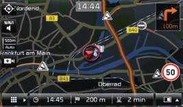 . Usługa Live Traffic * System nawigacji podaje dokładne informacje dotyczące zatorów drogowych, aktualizowane co 2 minuty. Tym samym pozwala uniknąć utknięcia w korkach.