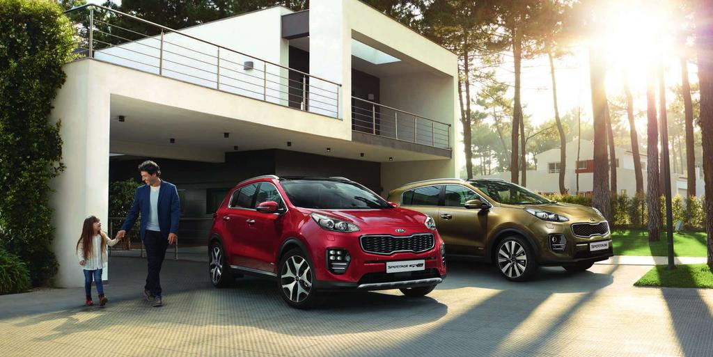 Nowa Kia Sportage Na spotkanie przygody Nowa Kia Sportage przekracza oczekiwania. Przyciąga spojrzenia wyrazistą, dynamiczną stylistyką. Odznacza się najnowszymi rozwiązaniami technicznymi.