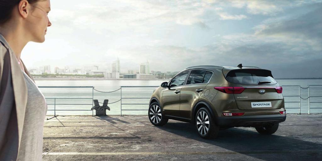 Stylistyka zewnętrzna Nowa definicja elegancji Nowa Kia Sportage przyciąga uwagę, intryguje