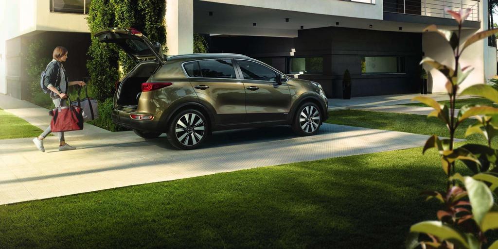 2 3 4 5 6 Wygoda i komfort Łatwo i przyjemnie do celu Jak przystało na SUV-a, nowa Kia Sportage to samochód