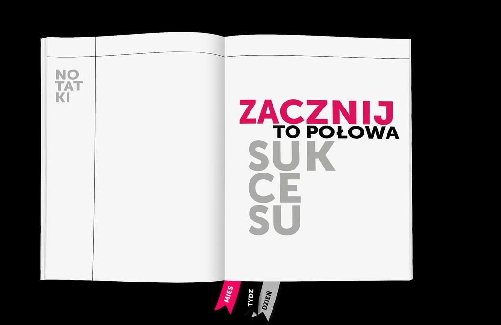 Planer nie byłby kompletny bez odpowiedniej ilości miejsca na notatki.