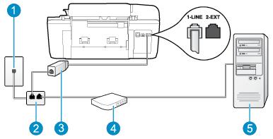 4. Jeśli oprogramowanie modemu jest skonfigurowane do automatycznego odbierania faksów w komputerze, wyłącz to ustawienie.