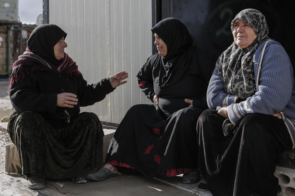 Fatima Zdjęcie 2 Przyjaciółki Amman Saddek Fayad, (66 l.); Souad Shoukair, (l.55), and Fatima Haslan, (65 l.