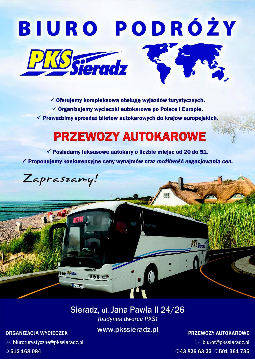 BIURO PODRÓŻY PKS SIERADZ - PDF Darmowe pobieranie