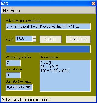 Program RAG Na stronie: http://tomaszewicz.zpt.tele.pw.edu.