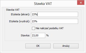34 Rozdział 5 Parametry i konfiguracja zostać usunięte ze słownika w razie konieczności będzie je można w każdej chwili dodać.