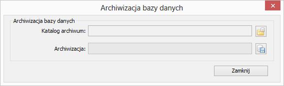 Rozdział 6 6 Archiwizacja danych 6.1 Archiwizowanie bazy danych Baza danych programu umieszczona jest w podkatalogu data.
