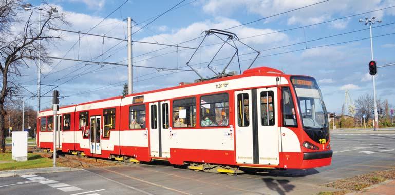 dernizowanych przystanków w krawężniki naprowadzające, ułatwiające zatrzymanie pojazdów bezpośrednio przy krawędzi jezdni, przebudowę wybranych przystanków w sposób umożliwiający wjazd do pojazdów