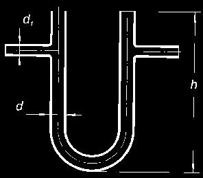 dwoma bocznymi wyjściami Tube, U shaped, with two side arms 7755 7755 7755 7755 7755