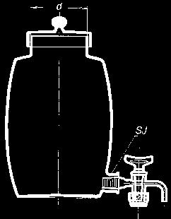 Irrigator, barrel shaped, tubulated near bottom with loose drop on cover with