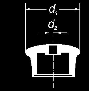 eksykatora Plastic knobs (part of
