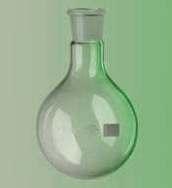 Kolba kulista z okrągłym dnem, ze szlifem z krótką szyją Flasks with round bottom and Pojemność d h 632.