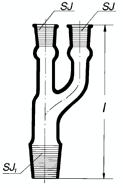 Nasadka do płuczki ze szlifem 29/32 Adapter to rinse 29/32 with rubber joint l 632.