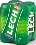 49 1 1 LECH PREMIUM 4 x 0, l puszka cena za 4-pak,/l 10 49 4-pak KSIĄŻĘCE 0, l butelka zwrotna,78/l 89 Sok, napój DR WITT 1 l 3 Z