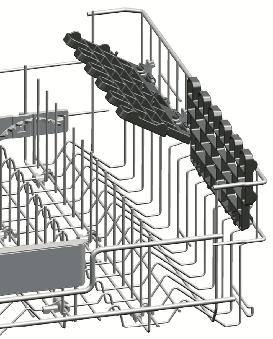 Przygotowanie Stelaż górnego kosza z regulacją wysokości (zależnie od modelu) Dolne i górne części stelaży z regulacją wysokości w górnym koszu