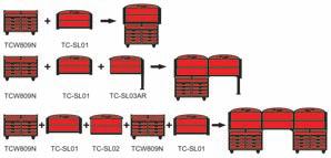 TC-UPRL - 1 szt. TC-UPRR - Blat roboczy... 1 szt. TC-TB02 1 szt. TC-TB02 1 szt. TC-TB02 1 szt. TC-TB02 Drà ek konstrukcyjny... 1 szt. TC-FB01 1 szt. TC-FB01 1 szt. TC-FB01 1 szt. TC-FB01 Szyld... 1 szt. TC-H01 1 szt.