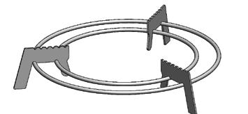 rozmiar misy: 150 mm) Misa na
