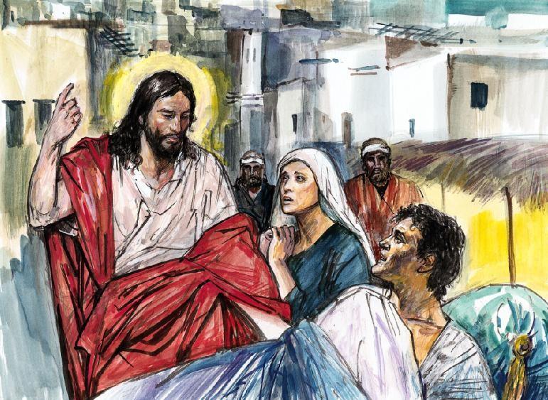 10th Sunday in Ordinary Time - Year C In today s gospel Jesus enters the town, accompanied by a large crowd, Jesus was confronted by a tragic funeral procession.
