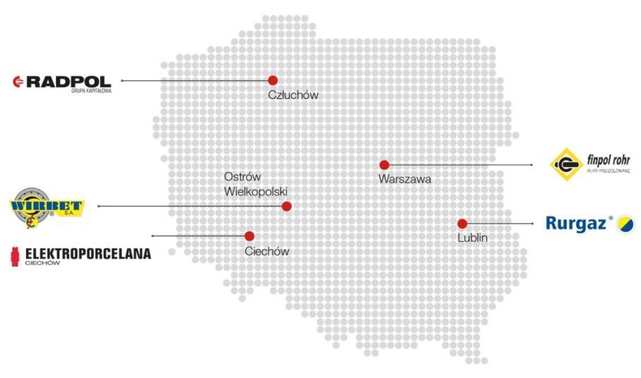 SG&A Konsolidacja Finpol Rohr Połączenie Finpol Rohr z Radpolem i skupienie produkcji rur i kształtek preizolowanych w Lublinie Do końca 2015 r.