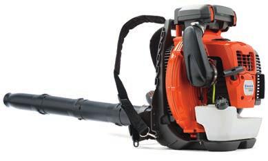 HuSqvarna 580BtS / 570BtS mocne dmuchawy o wytrzymałej konstrukcji Technologia silnika X-Torq zapewnia mu wyższe osiągi oraz mniejsze zużycie paliwa i niższą emisję zanieczyszczeń.