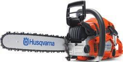 HUSQVARNA 560 XP / 555 HUSQVARNA 576 XP / 570 Mocna, wydajna pilarka do wymagających zadań Technologia X Torq pozwala uzyskać wysoki moment obrotowy oraz ograniczyć zużycie paliwa nawet o 20 %, a