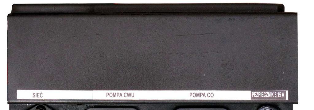 www.moderator.com.pl 1. Gniazdo zasilające 2. Gniazdo przyłączeniowe Pompy c.w.u. 3. Gniazdo czujnika temperatury c.w.u. 4.