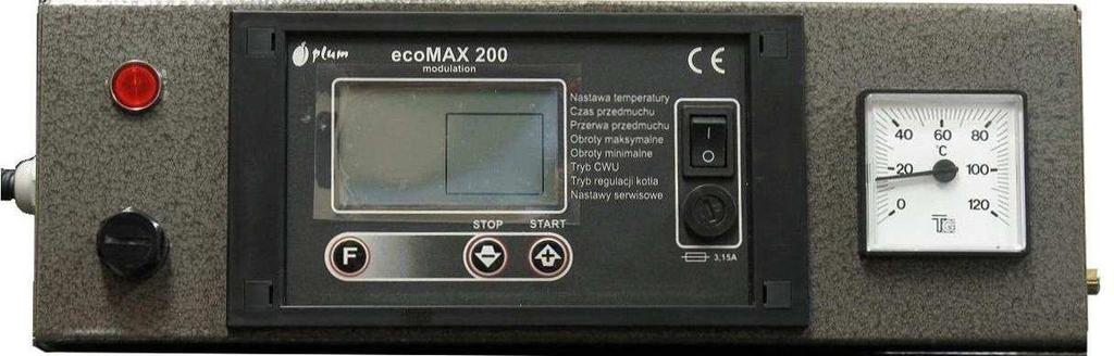 przerwany przewód, uszkodzona obudowa sterownika) należy zatrzymać pracę urządzenia, odłączyć od instalacji elektrycznej i usunąć usterkę. W razie potrzeby skontaktować się z producentem kotła.
