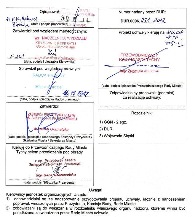 Uzasadnienie (Uchwała Nr XXIV/.../12) W oparciu o art. 37 ust. 4 ustawy z dnia 21 sierpnia 1997 r. o gospodarce nieruchomościami (Dz. U. z 2010 r. Nr 102 poz. 651, z późn. zm.) oraz zgodnie z art.