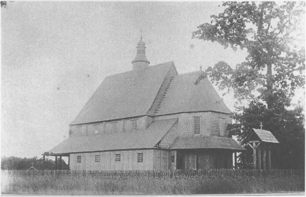Kołki - drewniany kościół p.w. św.