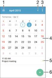 Kalendarz i budzik Kalendarz Aplikacja Kalendarz służy do zarządzania własnym harmonogramem.