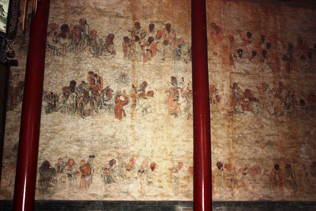 fot.67: Fragment naściennego malowidła w Pawilonie