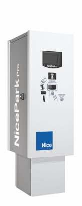 SYSTEMY PARKINGOWE NicePark Pro System parkingowy NicePark Pro to nowość w ofercie Nice. Jest to system oparty na łączności po sieci GSM i oprogramowaniu zainstalowanym na centralnym serwerze.