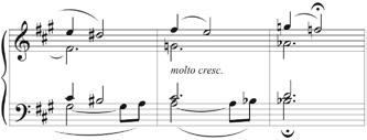 Przykład 12. C. Franck, Fantaisie en la, t.