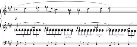 Przykład 5. C. Franck, Pièce héroïque, t.