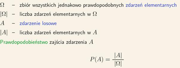 Klasyczna definicja prawdopodobieństwa 9 rawdopodobieństwo c.