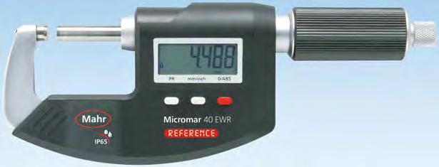 - 16 MICROMAR. WSZYSTKO KRĘCI SIĘ WOKÓŁ PRECYZJI Mikrometry należą obok suwmiarek do najczęściej używanych ręcznych przyrządów ch.