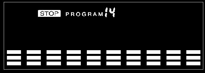 Ustawianie parametrów dla Programów Predefiniowanych. Wybierz jeden z programów przyciskami UP/DOWN i wciśnij ENTER. Ustawiaj kolejno parametry przyciskami UP/DOWN i zatwierdzaj przyciskiem ENTER.