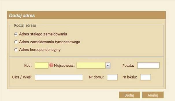 Jeśli wynik odpowiedzi będzie wskazywać, że możemy zarejestrować się jako osoba bezrobotna to zostaniemy przeniesieni do następnego formularza (Rys.6).