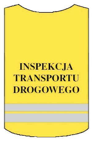 kamizelka ostrzegawcza przód. kamizelka ostrzegawcza tył.