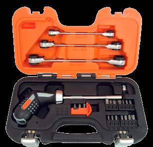 rozmiarami: 8x10-9x11MM, 12x14-13x15 oraz 16x17-18x19 1 sztuka adaptor 1/4 do nasadek 1/4 1 sztuka adaptor 10