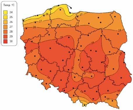 4. Analiza temperatury powietrza w Polsce 4.