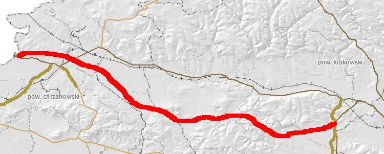 Program ochrony środowiska przed hałasem dla województwa małopolskiego 2. Autostrada A4 na odcinku węzeł Balice I - granica z woj. śląskim 2.1.