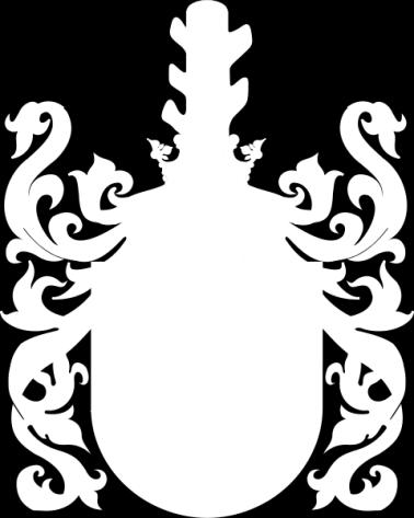 Schild quadriert, im ersten und vierten Felde drei Sterne, im zweiten und dritten Felde drei Rosen, alle zu 2 und 1 gestellt; Helmschmuck: ein wachsender Löwe mit einem Pfeile in den Pranken.