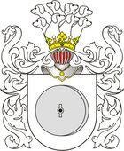 Die adlige polnische Familie Kustyński, Wappen Strzała. Kustyński, Wappen Strzała, 1670 Daniel, Land in Waka, Afendziewicz. Wappenbeschreibung.