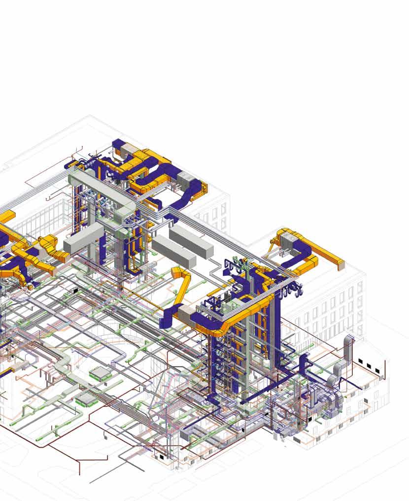 Przystanek mbank Łódź Nasze usługi Ghelamco Poland AHR Architects Projekty instalacji sanitarnych i elektrycznych, modelowanie energetyczne Instalacje grzewcze wentylacji