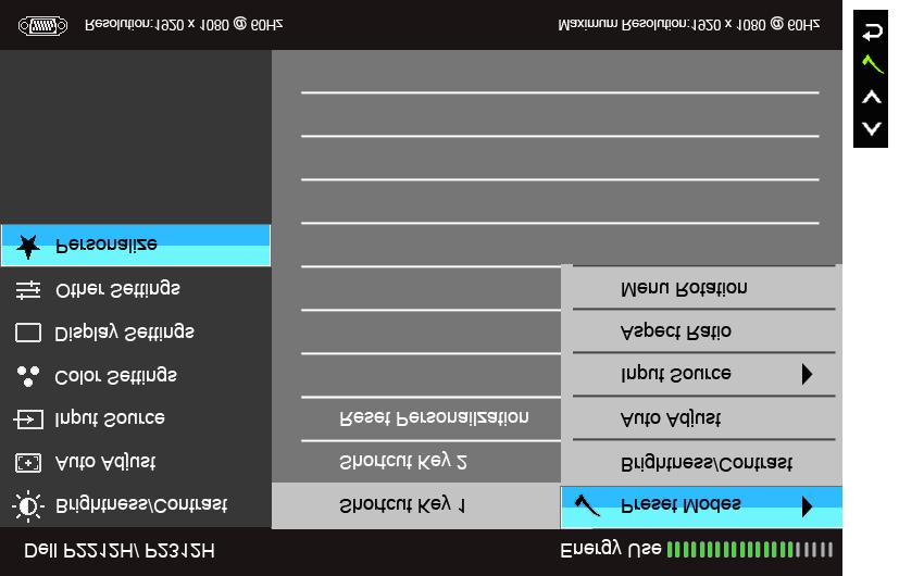 Uwaga: Ten monitor ma wbudowaną funkcję automatycznego kalibrowania jasności w celu kompensacji starzenia się diod LED.