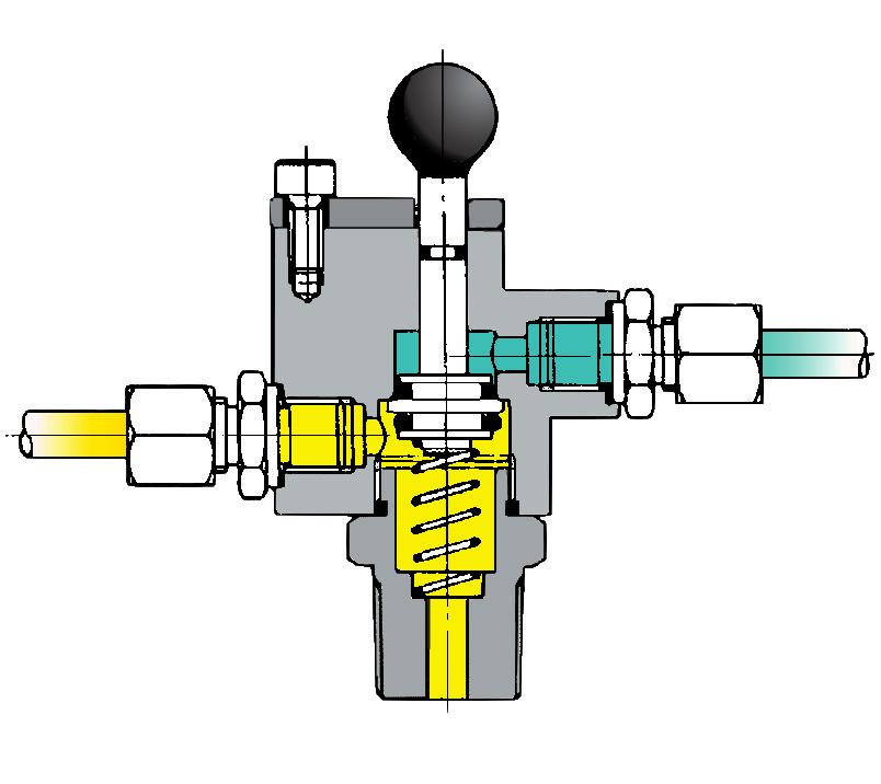 Odległość pomiędzy przełącznikiem zbliżeniowym a barierą powinna być obliczona w zależności od rodzaju gazu i charakterystyki instalacji elektrycznej.